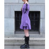 オフショルフリルニットチュニ | axes femme | 詳細画像2