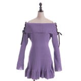 オフショルフリルニットチュニ | axes femme | 詳細画像21