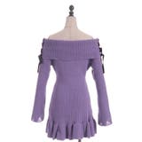 オフショルフリルニットチュニ | axes femme | 詳細画像23