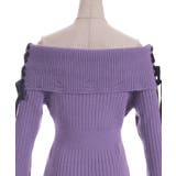 オフショルフリルニットチュニ | axes femme | 詳細画像25