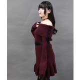 オフショルフリルニットチュニ | axes femme | 詳細画像4