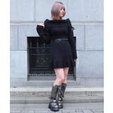 オフショルフリルニットチュニ | axes femme | 詳細画像8