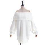 ハート×ケーブル柄チュニワンピース | axes femme | 詳細画像1