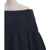 ハート×ケーブル柄チュニワンピース | axes femme | 詳細画像15