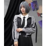 バイカラーベルトトラックジャケット | axes femme | 詳細画像4 