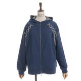 UVカットレースアップWジップパーカー | axes femme | 詳細画像29