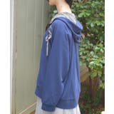 UVカットレースアップWジップパーカー | axes femme | 詳細画像3