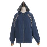 UVカットレースアップWジップパーカー | axes femme | 詳細画像31