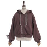 トーションレース刺繍パーカー | axes femme | 詳細画像15 