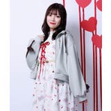 ミント | トーションレース刺繍パーカー | axes femme