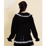 ドットチュール使いパーカー | axes femme | 詳細画像3 