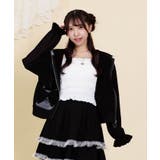 ドットチュール使いパーカー | axes femme | 詳細画像4 