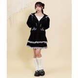 ドットチュール使いパーカー | axes femme | 詳細画像5 