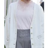 ピンク | 連ボタン花レースインナー | axes femme