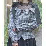 黒 | フリル袖シアーインナー | axes femme