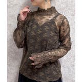 茶 | フラワーレースシアーインナー | axes femme