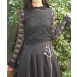 黒 | ローズ総レースシアーインナー | axes femme