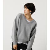 T.GRY | SWEATTER V/N TOPS/スウェッターVネックトップス | AZUL BY MOUSSY