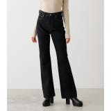 One Wash | HIGH WAIST DENIM FLARE/ハイウエストデニムフレア | AZUL BY MOUSSY