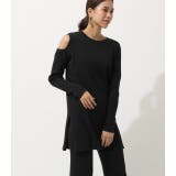 BLK | SHOULDER OPEN TUNIC | AZUL BY MOUSSY