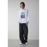 フェイドプリントスウェットトップス | AZUL BY MOUSSY | 詳細画像4 