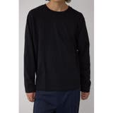 BLK | 引き揃え天竺長袖トップス | AZUL BY MOUSSY