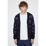 透かし編み柄変化カーディガン | AZUL BY MOUSSY | 詳細画像2 