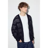 透かし編み柄変化カーディガン | AZUL BY MOUSSY | 詳細画像3 