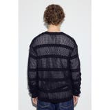 透かし編み柄変化カーディガン | AZUL BY MOUSSY | 詳細画像7 