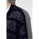 透かし編み柄変化カーディガン | AZUL BY MOUSSY | 詳細画像9 