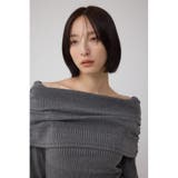 オフショルダーロングスリーブカットトップス | AZUL BY MOUSSY | 詳細画像25 