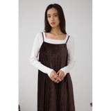 プリーツベロアキャミワンピース | AZUL BY MOUSSY | 詳細画像24 