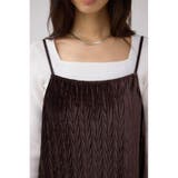 プリーツベロアキャミワンピース | AZUL BY MOUSSY | 詳細画像30