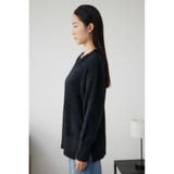 2WAYモヘヤライクVネックニットトップス | AZUL BY MOUSSY | 詳細画像18