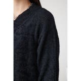 2WAYモヘヤライクVネックニットトップス | AZUL BY MOUSSY | 詳細画像21