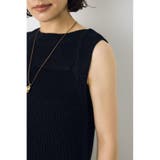 リネンライク畔編みノースリーブニットトップス | AZUL BY MOUSSY | 詳細画像8 