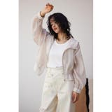 シアーフーディーブルゾン | AZUL BY MOUSSY | 詳細画像2