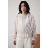 シアーフーディーブルゾン | AZUL BY MOUSSY | 詳細画像4