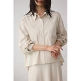 GREIGE | ラウンドヘムルーズシャツ | AZUL BY MOUSSY