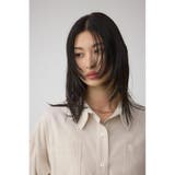 ラウンドヘムルーズシャツ | AZUL BY MOUSSY | 詳細画像24 