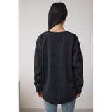 ラメウラケロゴスウェットトップス | AZUL BY MOUSSY | 詳細画像17