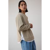 シャツレイヤードスリットニットソー | AZUL BY MOUSSY | 詳細画像16