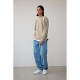 シャツレイヤードスリットニットソー | AZUL BY MOUSSY | 詳細画像17