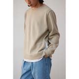 BEG | シャツレイヤードスリットニットソー | AZUL BY MOUSSY