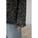 ツイードライクニットカーディガン | AZUL BY MOUSSY | 詳細画像11 