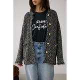 ツイードライクニットカーディガン | AZUL BY MOUSSY | 詳細画像5 