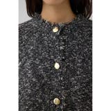 ツイードライクニットカーディガン | AZUL BY MOUSSY | 詳細画像9 