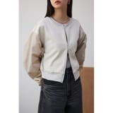 L/BEG1 | ドッキングスウェットカーディガン | AZUL BY MOUSSY