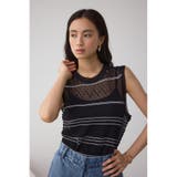 シアークロシェニットタンクトップ | AZUL BY MOUSSY | 詳細画像12