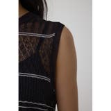 シアークロシェニットタンクトップ | AZUL BY MOUSSY | 詳細画像18
